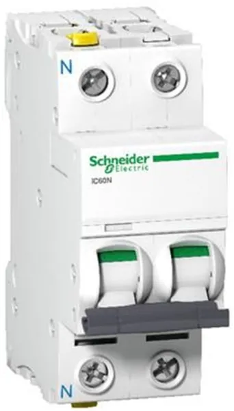 Schneider Electric Acti9 iC60N 1P-N 4A Double terminal C-characteristic 6/10kA 230V Width 36mm