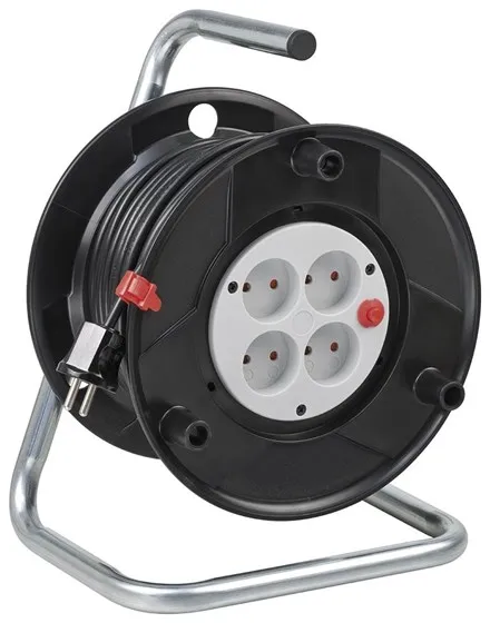 Brennenstuhl cable reel Basic without earth PVC 25m