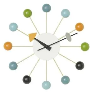 Vitra Ball Clock Wall Clock Multicoloured
